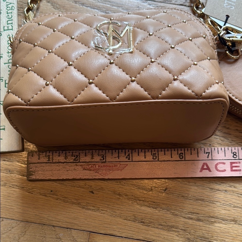 Steve Madden Crossbody Bag Tan NWT - Picture 9 of 12